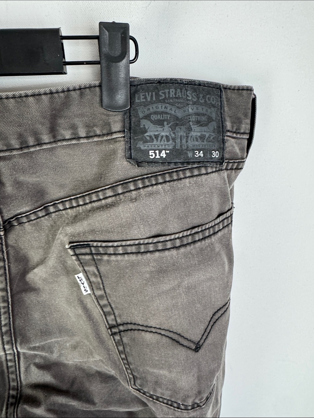 Levi's Gray Jeans - Men's 34 x 30 - Picture 3 of 4